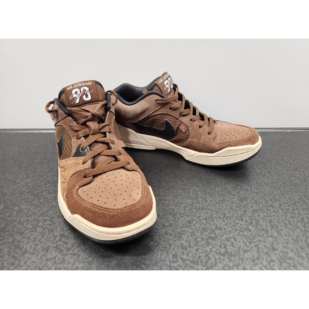 Nike Jordan Stadium 90 Men's Size 9 Cacao Wow DX4397-200 Suede Sneakers ~ G/VG